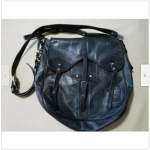 Joy Gryson Taylor Black Leather Satchel
